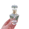 Bouteille de fantaisie de luxe 55ml en verre de parfum de conception de douane avec le pulvérisateur de chapeau de pompe