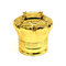 Type capsules de couronne en aluminium de parfum de Zamak de couleur d'or