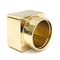 Le cube en alliage de zinc classique en or forment le métal Zamac parfument la capsule