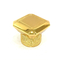 Le rectangle en alliage de zinc d'or de vente chaude classique forment le métal Zamac parfument la capsule