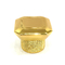 Le rectangle en alliage de zinc d'or de vente chaude classique forment le métal Zamac parfument la capsule