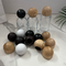 Type en bois solide naturel capsule de boule de parfum