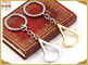 Porte-clés en métal d'accessoires de Hangbag, ruban ou anneaux en vrac de électrodéposition d'or de Keychain
