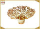 La forme de paon plaquent 3D dessinant le chapeau de parfum de Zamac