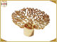 La forme de paon plaquent 3D dessinant le chapeau de parfum de Zamac