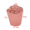 Couverture en alliage de zinc de parfum de Rose de capsule en métal de couleur rose favorable à l'environnement