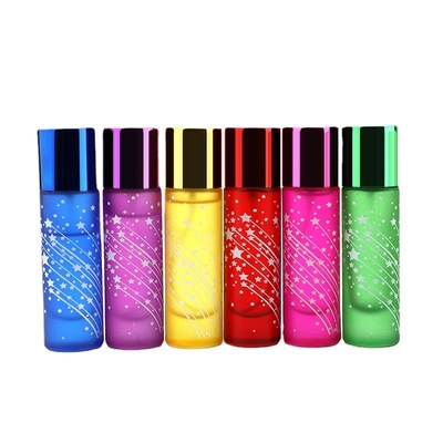 La bouteille de parfum en vrac de parfum de bouteille de fente à bouteilles de bouteille en verre de verre 30ML a coloré la bouteille vide de parfum en verre de jet