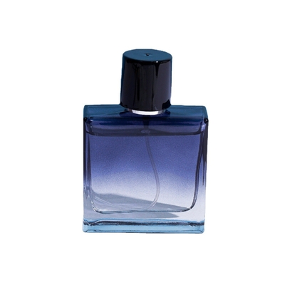 bouteille de verre à bouteilles du parfum 50ml avec le chapeau en plastique d'aimant de zamak, type jet, sous bouteille, bouteille cosmétique vide de presse