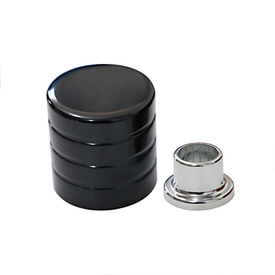 Alumine cosmétique de couverture de couverture en aluminium électrochimique d'aimant de chapeau de Zamak de parfum plaçant la couverture d'aimant