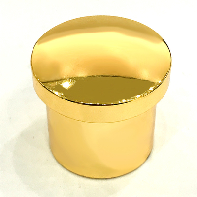 Capsules en aluminium de parfum de Zamak de couleur classique d'or
