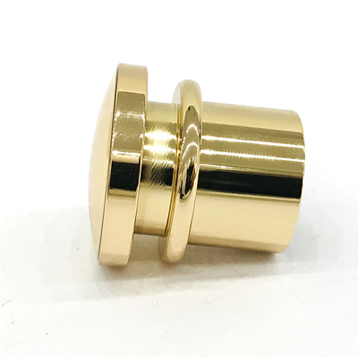 Capsules en aluminium de parfum de Zamak de couleur légère classique d'or