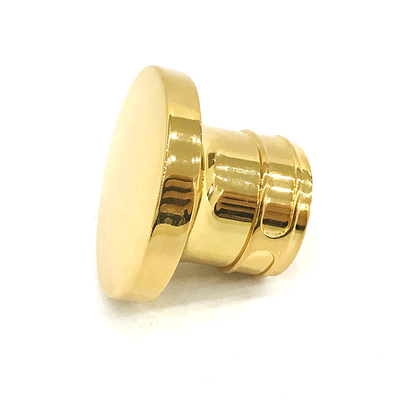 Couleur classique faite sur commande d'or autour des capsules en aluminium de parfum de Zamak