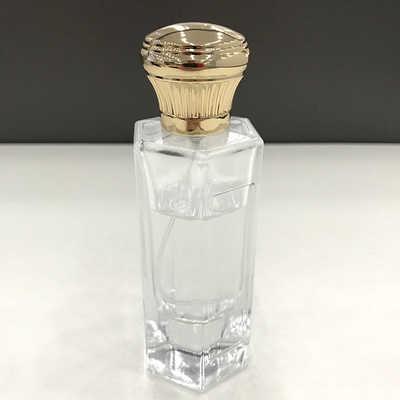 Chapeaux adaptés aux besoins du client lisses de récipient de parfum de Zamak pour l'empaquetage