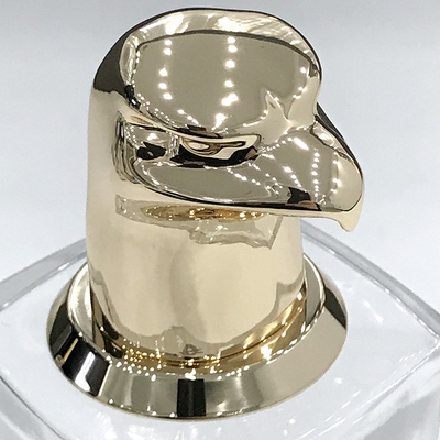 Couvercle de parfum Zamac lisse 42*31*41mm Finition durable pour le couvercle de bouteille