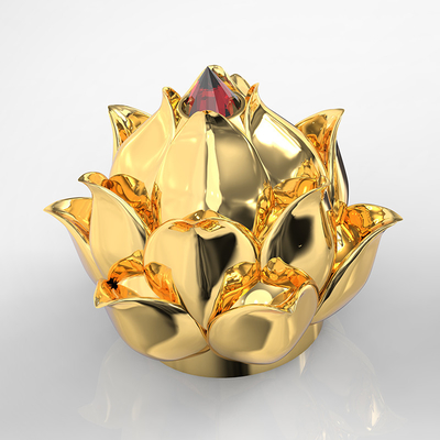 C' est un parfum élégant Zamak sur mesure avec une finition miroir.