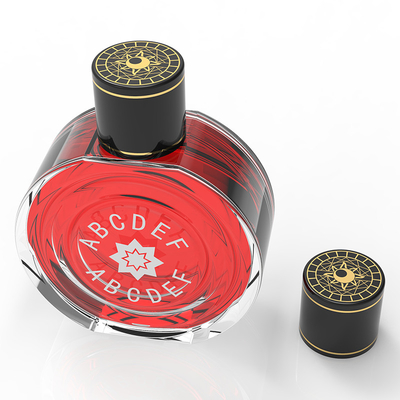Miroir Zamak Caps de parfum en forme de rectangle avec un design personnalisé