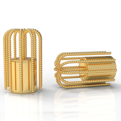 Capsules de parfum Zamak rectangulaires sécurisées produites par procédé de coulée sous pression