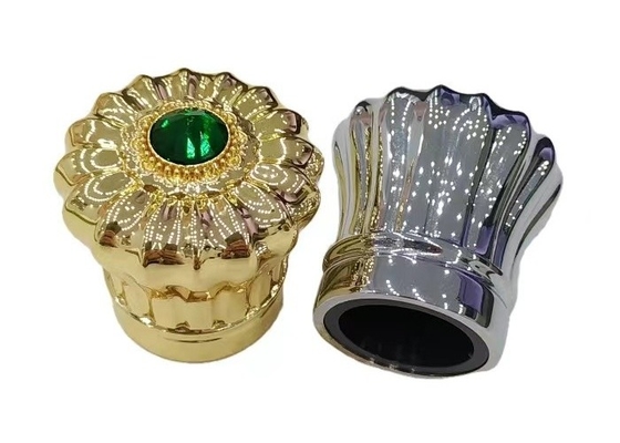 Bouteille de parfum Zamak ronde de luxe avec une surface irrégulière