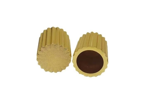 Caps de bouteille de parfum Zamak à détour irrégulière Caps de parfum en alliage de zinc