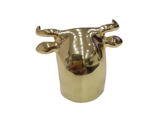 Capsules de parfum Zamak en forme de chèvre de haute qualité Capsules de bouteille de parfum personnalisées