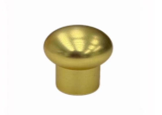 Capsules de parfum doré en alliage de zinc pour bouteilles de parfum