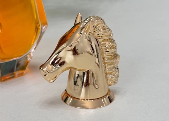 Caps de parfum métalliques en forme de cheval Zamak Caps de parfum avec alliage de zinc de haute qualité