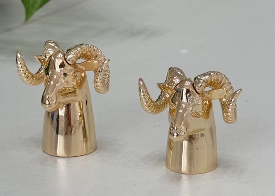 Des boucles de parfum Zamak élégantes en forme d' antilope avec un logo personnalisé