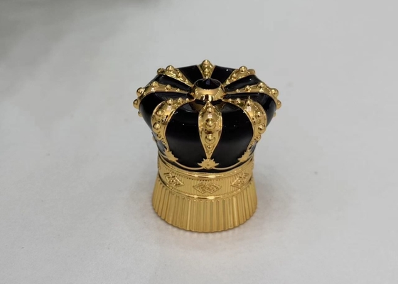 Bouteilles de parfum en alliage de zinc en forme hexagonale pour couleur et logo personnalisés