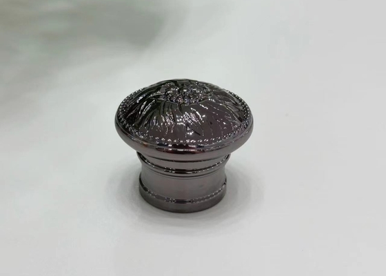 Couvercles de bouteilles de parfums en alliage de zinc haut de gamme sur mesure pour les emballages de sécurité