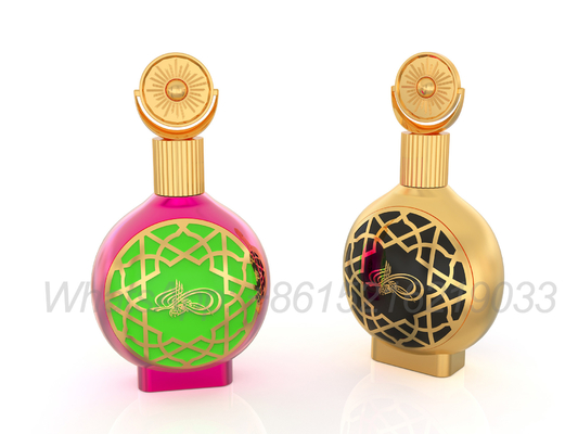 Capsules de parfum Zamak personnalisables Finition or / argentée pour les bouteilles de parfums de luxe