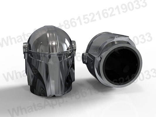 Capsules de parfum Zamak personnalisées en or argent ou couleurs personnalisées avec finition miroir