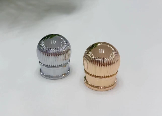 Caps de bouteilles de parfums en alliage d'or zinc pour les emballages de parfums et de soins de la peau de luxe