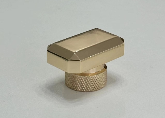 Caps de parfum métalliques en forme de T de couleur personnalisée