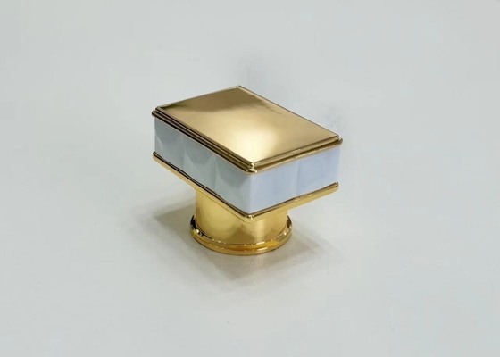 Capsules de bouteilles de parfums en alliage de zinc de conception personnalisée pour les produits de soins de la peau