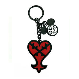 Votre propre coutume de logo a gravé la forme personnalisée de coeur de Keychains pour lui