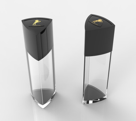 Emblème de cheval, ensemble de bouteilles de parfums pour animaux, bouchon de parfums Zamac pour bouteille en verre FEA 15