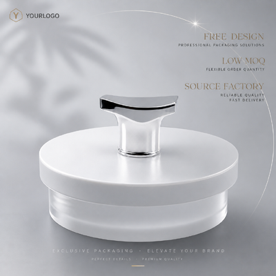 Miroir poignée en argent courbe en alliage de zinc Bouchon de parfum personnalisé unique forme irrégulière Métal Couvercle de parfum Modèle JH5083 Pour bouteille en verre de parfum de design de luxe