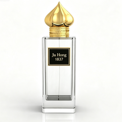 Bouchon de flacon de parfum en alliage de zinc doré de luxe pour emballage de parfum haut de gamme