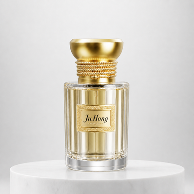 Bouchon de parfum Zamac texturé corde vintage FEA15, dessus de bouteille décoratif en alliage de zinc doré mat