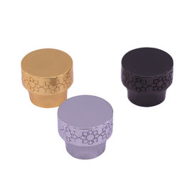 chapeau découpé à extrémité élevé de parfum de Zamac de modèle de 34mm pour les bouteilles de parfum vides