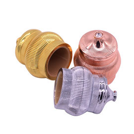 Chapeaux de parfum de Zamak d'or de couleur pour le cou de 15mm, chapeau magnétique durable de parfum
