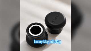 Capuchon de luxe en alliage de zinc, fermeture magnétique noir mat