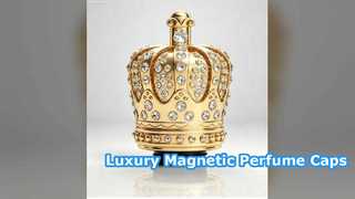 Luxury Eagle Wing Magnetic Perfume Cap Gold Plated